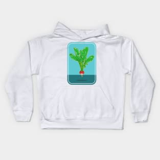 Radish levitating Kids Hoodie